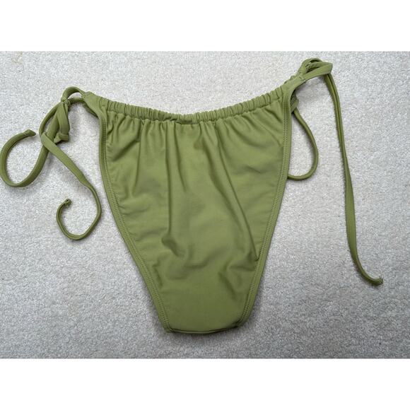Xhiliration: Olive Green Bikini Bottoms - Picture 2 of 9